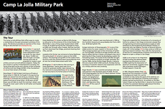 Camp La Jolla Military Park Brochure (front) thumbnail-1