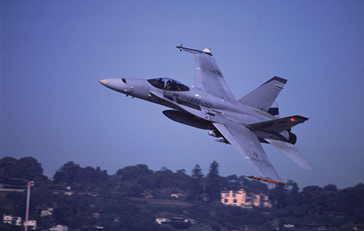 USMC Jet flying over UCSD, archival inkjet print of found web image, 30" x 24", 2008 thumbnail-36