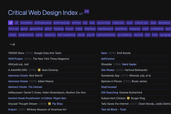 critical-web-design-index thumbnail