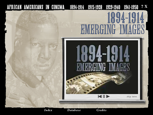 African Americans in Cinema: The First Half Century CD-ROM thumbnail-1
