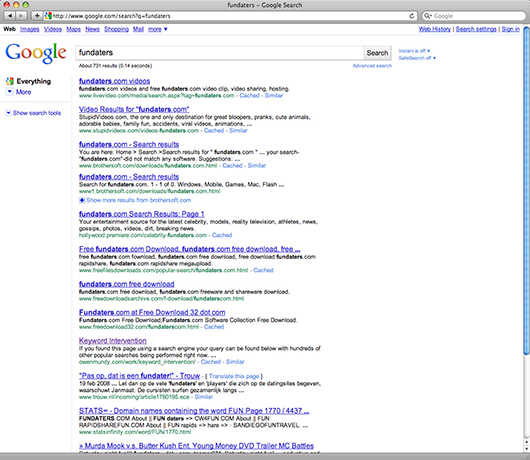 Keyword Intervention: Logged search term by unknown user on October 27, 2010