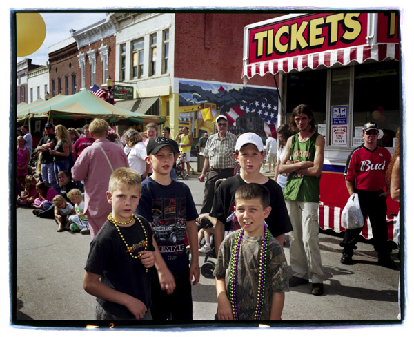 Boys, Persimmon Festival Parade, Mitchell, 2004, Archival Ink Jet Print, 24x20" thumbnail-11
