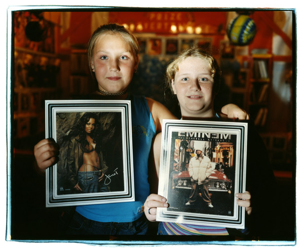Girls with Prizes, Monroe County Fair, 2002, Archival Ink Jet Print, 24x20", 2002 thumbnail-0